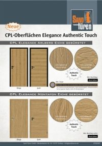 Flyer CPL Elegance Authentic Touch - neue Oberflächen