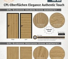 Flyer CPL Elegance Authentic Touch - neue Oberflächen - preview