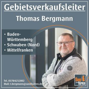 Gebietsverkaufsleiter BW Mittelfranken und Schwaben Thomas Bergmann