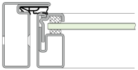 Stahl-Loft-Element Rahmen + Türflügel